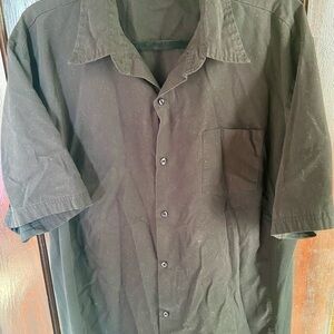 Chef Code Black Button-Up Shirt